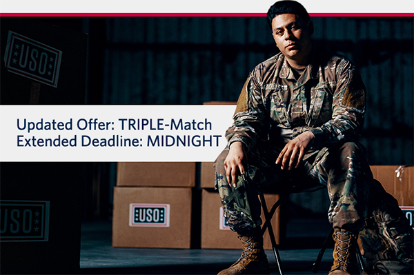 Updated offer: TRIPLE-Match, Extended Deadline: MIDNIGHT