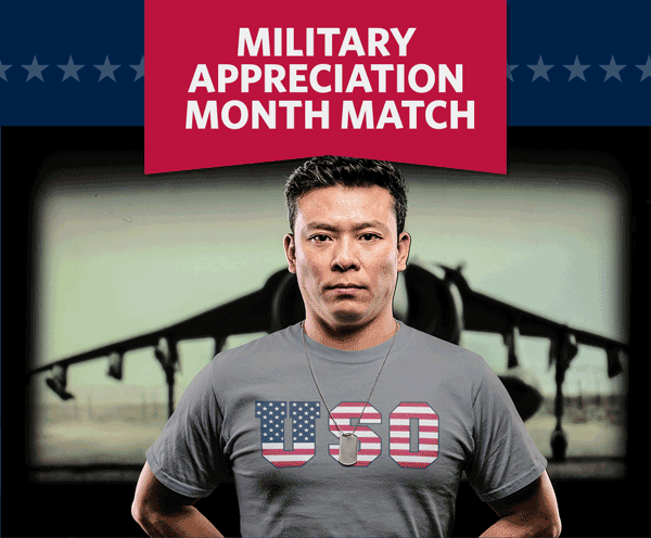 MILITARY APPRECIATION MONTH MATCH