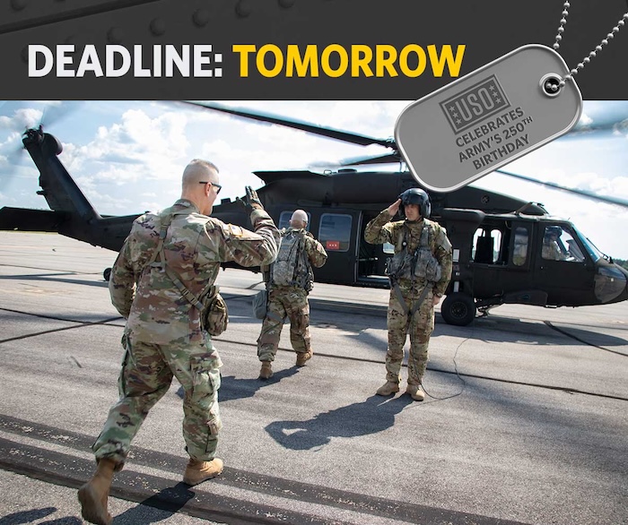 DEADLINE: TOMORROW.