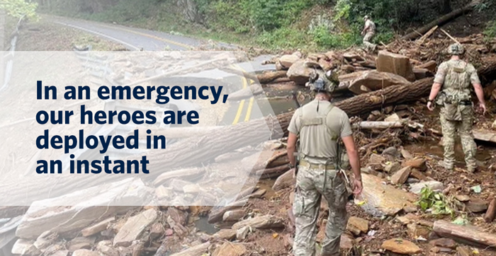In an emergency, our heroes are deployed in an instant
