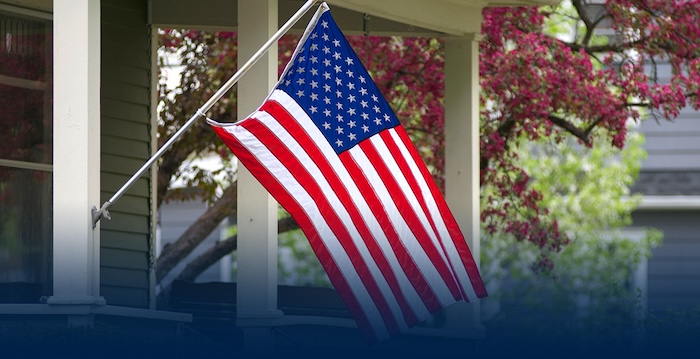 Raise the flag — support our troops