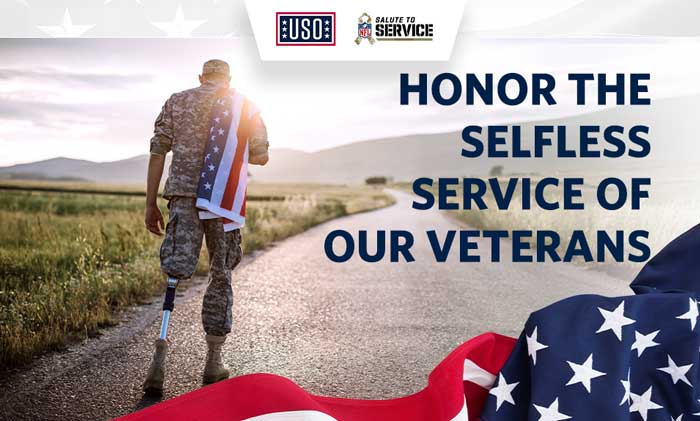 Honor the selfless service of our veterans