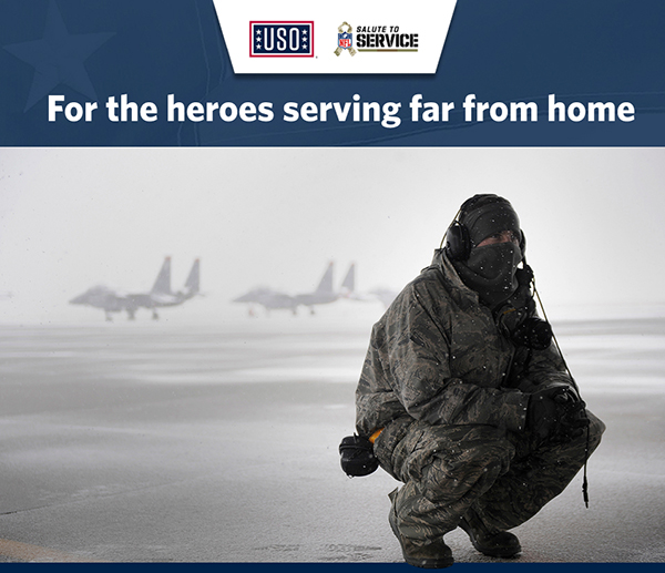 For the heroes serving far from home