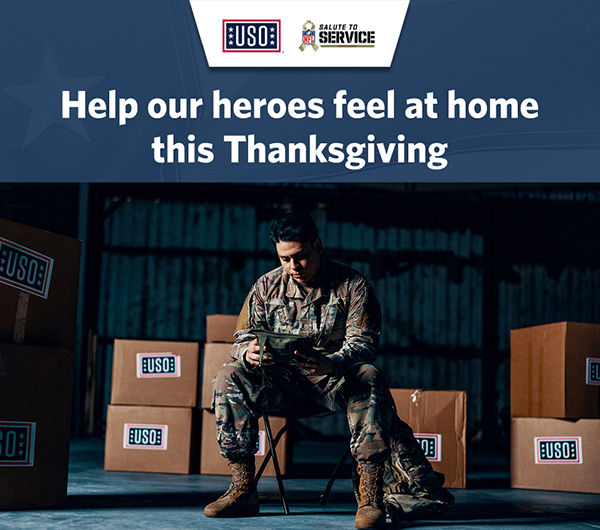 Help our heroes feel at home this Thanksgiving