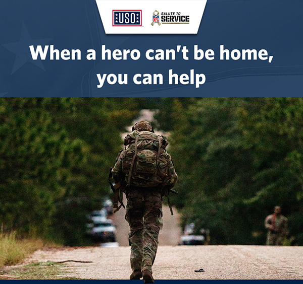 When a hero can't be home, you can help