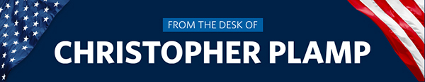 FROM THE DESK OF Christopher Plamp