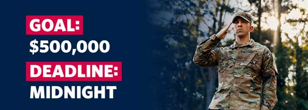 Goal: $500,000 | Deadline: Midnight