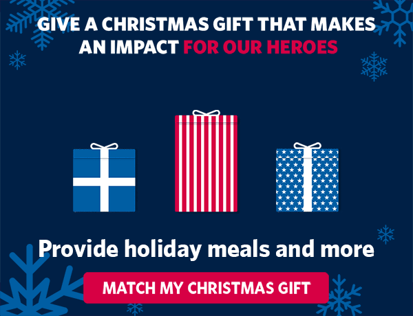 Give a Christmas gift that makes an impact for our heroes