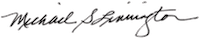 Michael S. Linnington Signature