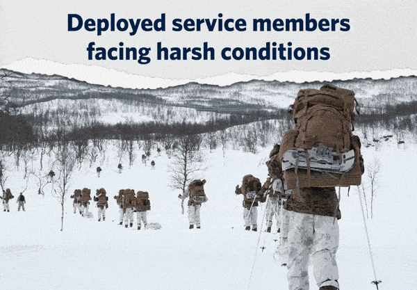 Deployed service members facing harsh conditions