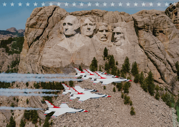 Military celebration GIF.